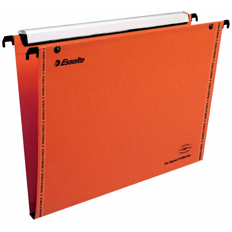 Esselte hangmappen A4, oranje, 25 stuks