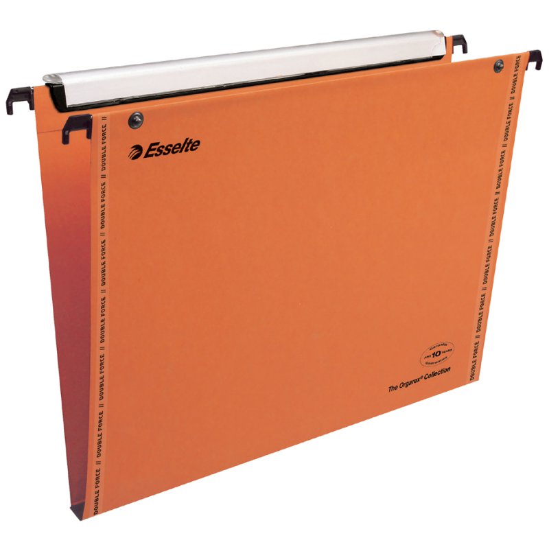 Esselte hangmappen A4, oranje, 25 stuks