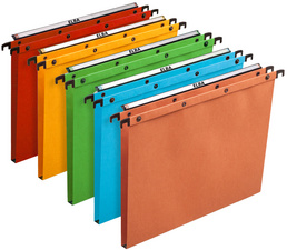l'oblique hangmappen AZO, oranje, 30 mm rug, 25 stuks