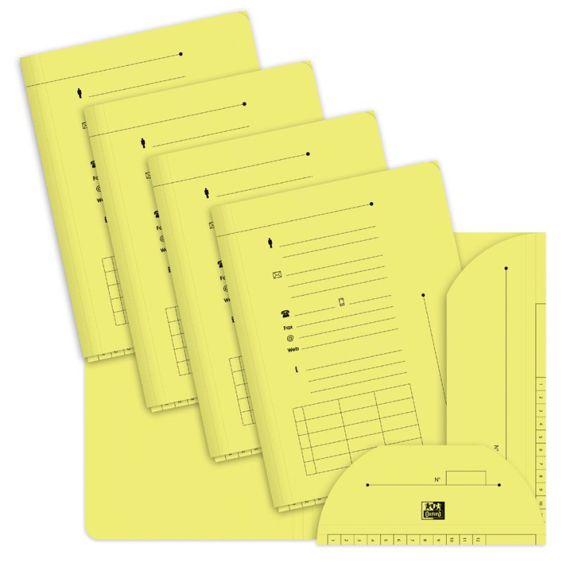 Oxford documentmap PASTEL, zalmkleur, 240 g/m², 25 stuks