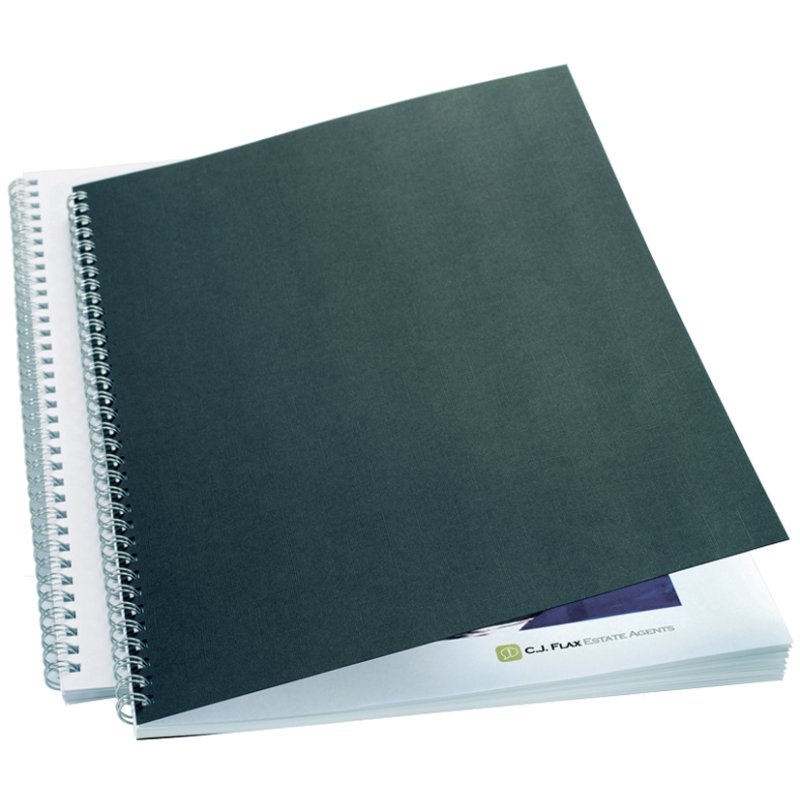 GBC reliures LinenWeave A4, blanc, 250 g/m², 100 pièces