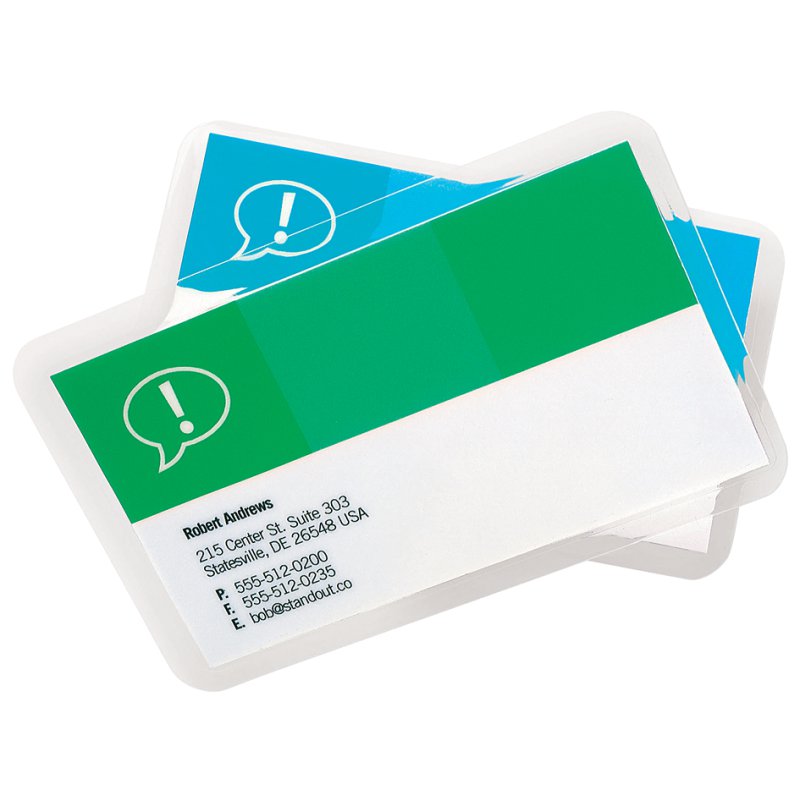 GBC lamineerhoes CardPouch visitekaartjes, 250 mic, 60×90 mm, 100 stuks