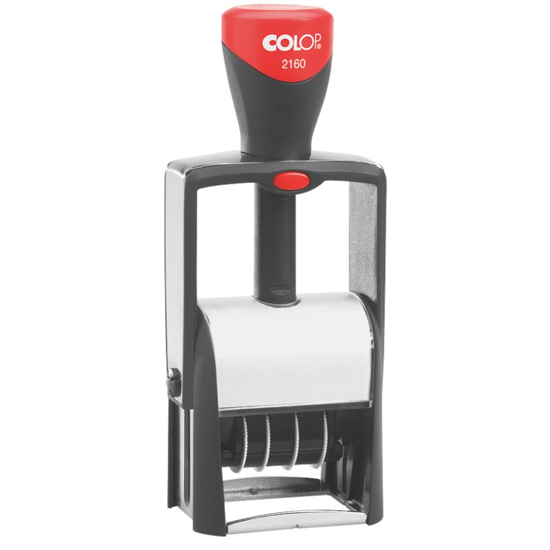 COLOP datumstempel Classic 2160, 2-regelig, zelfinkleurend, 24 × 41 mm