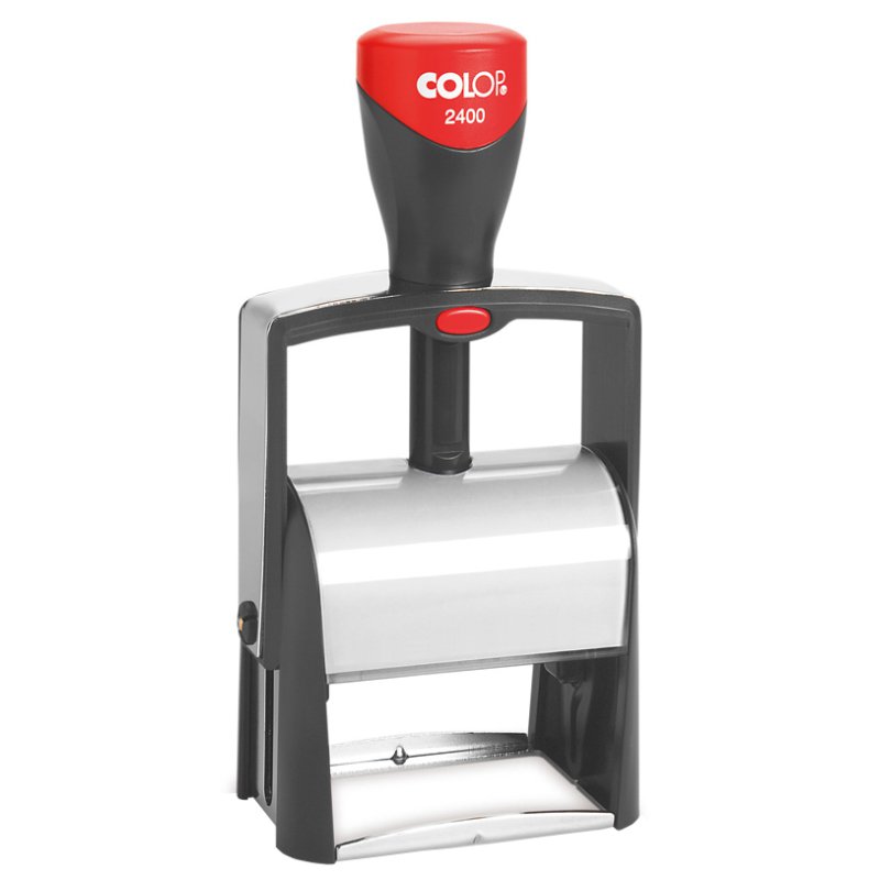 COLOP tekststempel Classic 2400, 6-regelig, zelfinkleurend, 27 × 58 mm