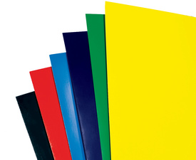 GBC inbandomslagen HiGloss A4, blauw, 250 g/m², 100 stuks