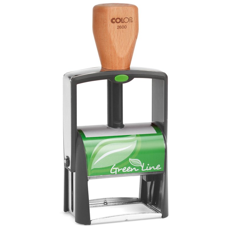 COLOP tampon texte GL2600, auto-encreur, 8 lignes, 37×58 mm