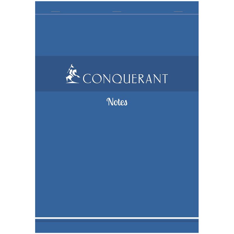 CONQUÉRANT SEPT cahier A4, bleu, feuilles détachables, 100 feuilles