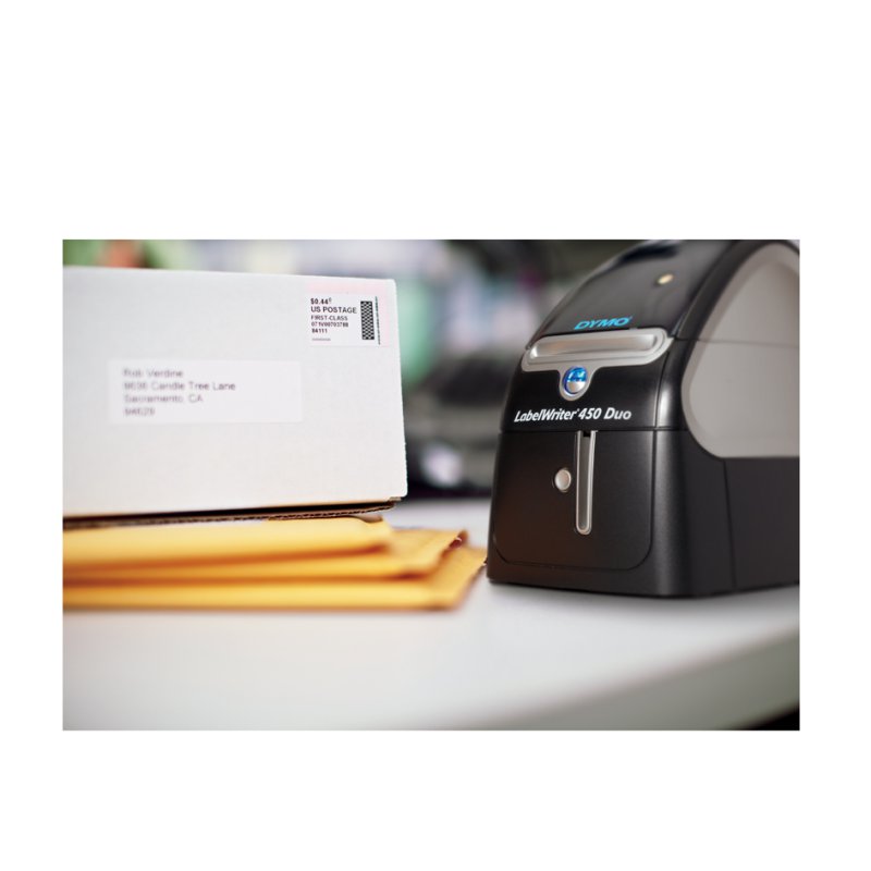 DYMO LabelWriter 450 Duo labelprinter, 600×300 dpi, tot 60 mm breedte