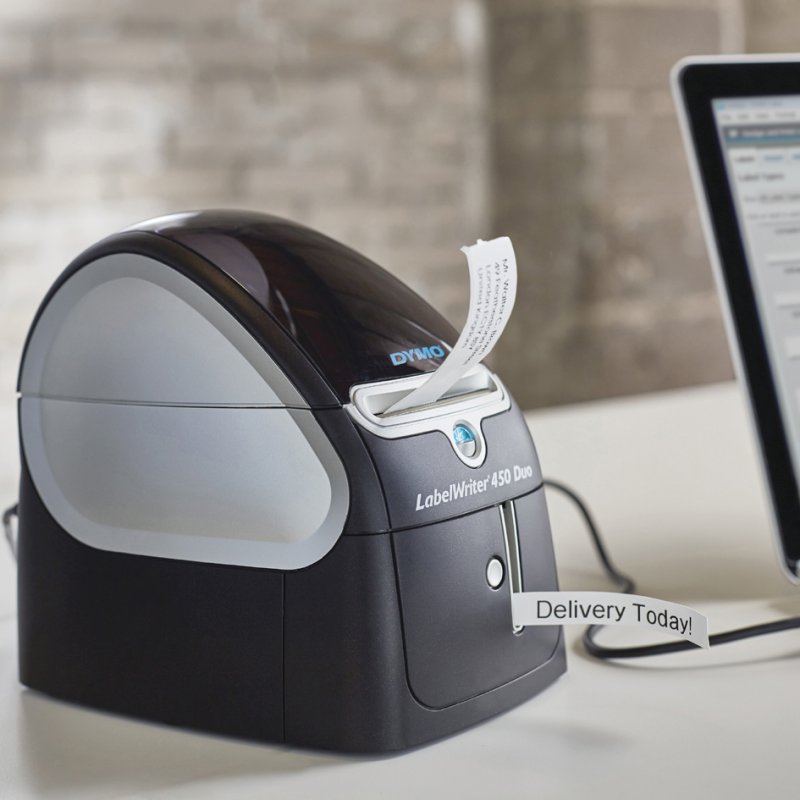 DYMO LabelWriter 450 Duo labelprinter, 600×300 dpi, tot 60 mm breedte