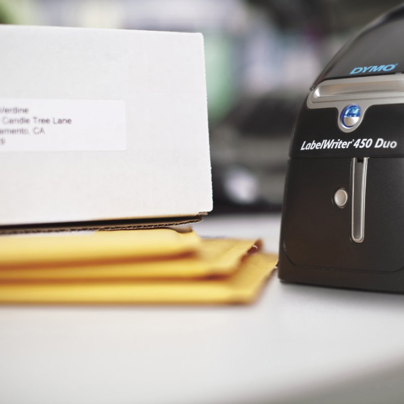 DYMO LabelWriter 450 Duo labelprinter, 600×300 dpi, tot 60 mm breedte