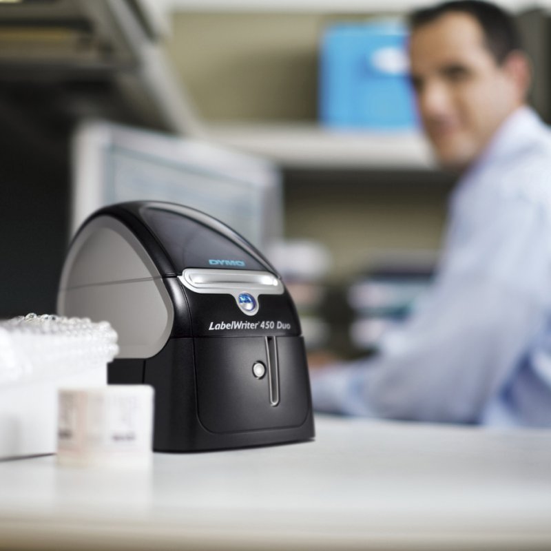 DYMO LabelWriter 450 Duo labelprinter, 600×300 dpi, tot 60 mm breedte