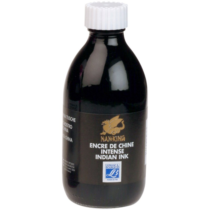 LEFRANC BOURGEOIS Encre de Chine, noir, 250 ml