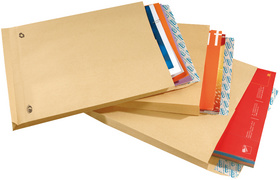 GPV vouwverzendtassen 26, 280×375 mm, bruin, 50 stuks