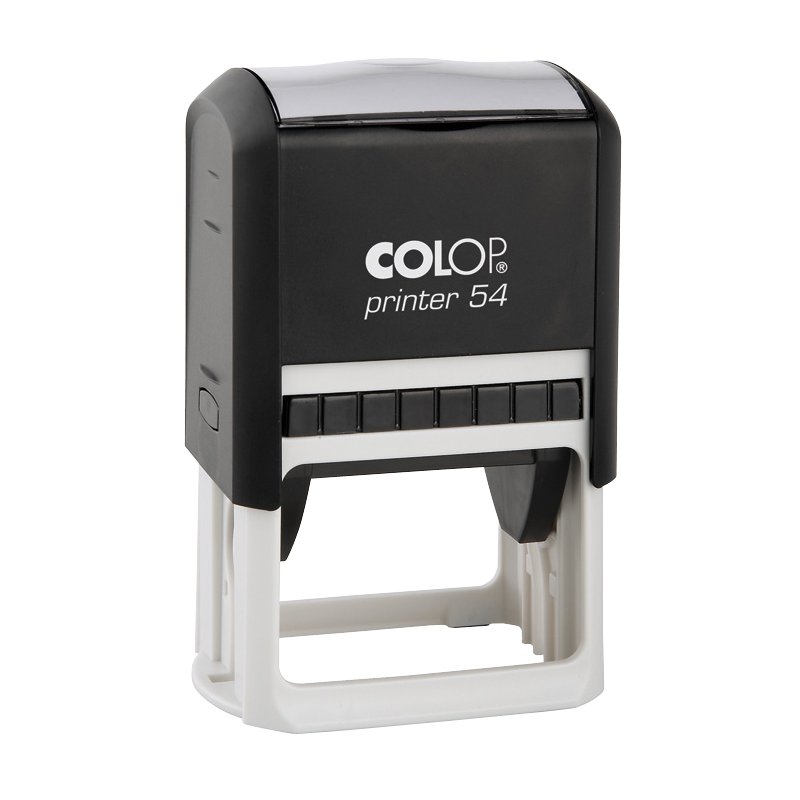 COLOP text stamp Printer 54, self-inking, 8-line, 40 × 50 mm