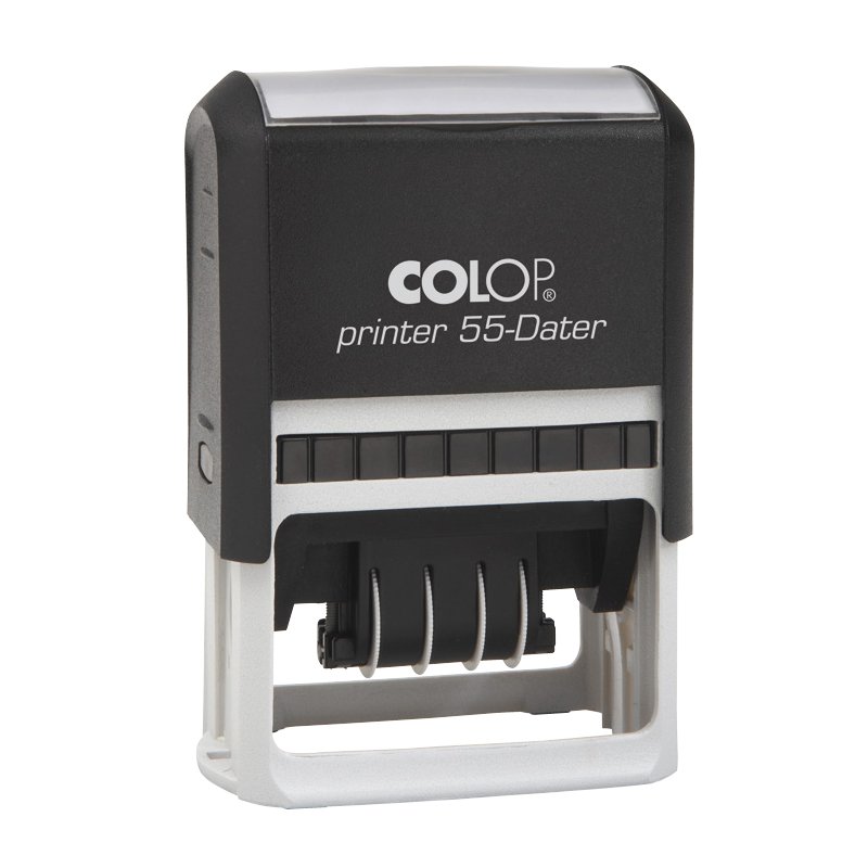 COLOP tampon dateur Printer 55 Dater, 6 lignes, auto-encreur, coussin noir