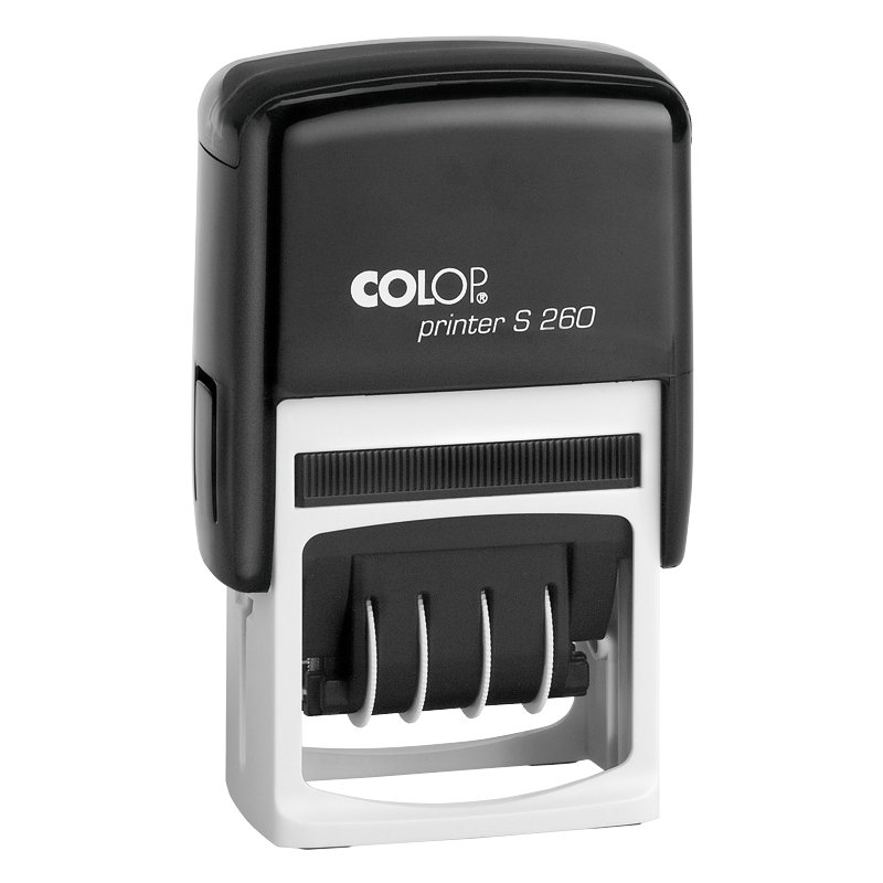 COLOP date stamp Printer S260, self-inking, 2 lines, 24 × 45 mm