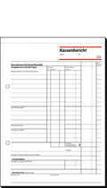 sigel formulierboek Kassenblock, 100 × 158 mm, 2 × 50 vel