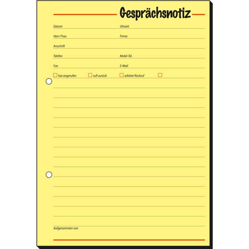 Sigel bloc-notes de conversation, A5, 50 feuilles