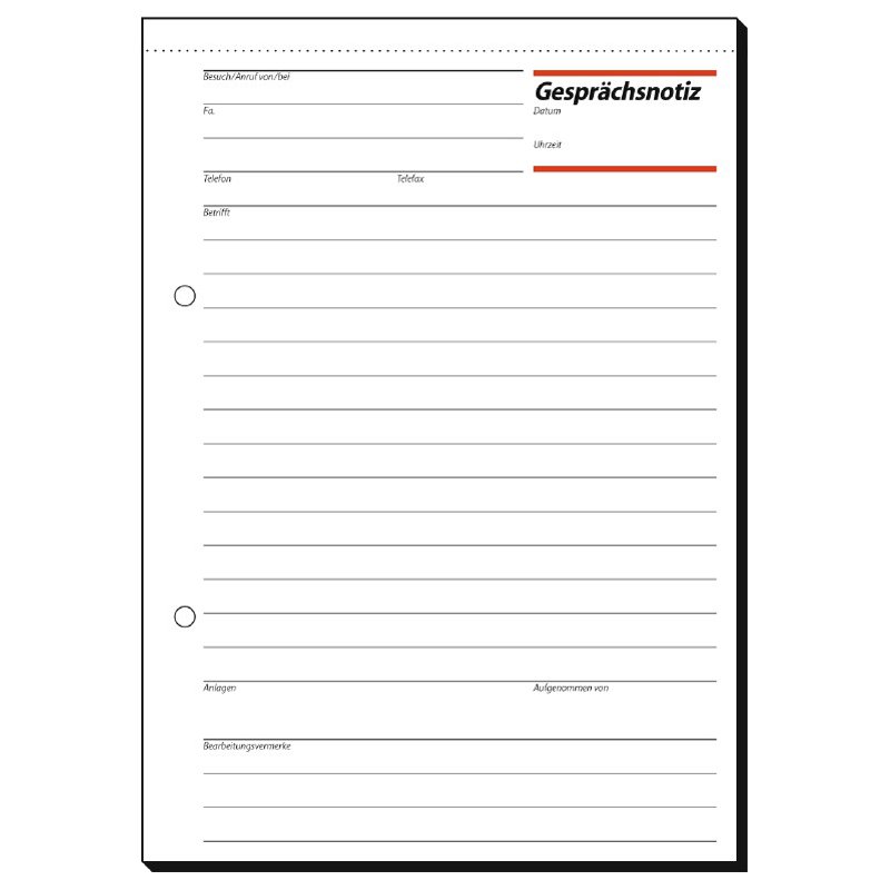Sigel bloc-notes de conversation, A5, 50 feuilles