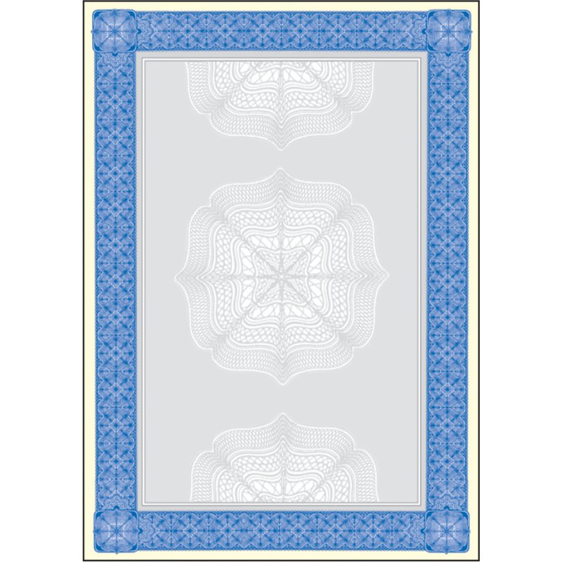 Sigel papier motif titre, A4, bleu, 185g, 20 feuilles