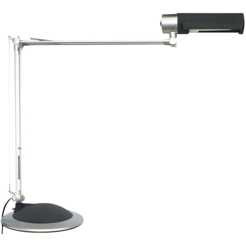 MAUL Lampe de bureau LED MAULoffice, argent/anthracite, réglable, avec pince