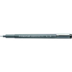 STAEDTLER Pigmentliner fineliner, zwart, 1,0 mm