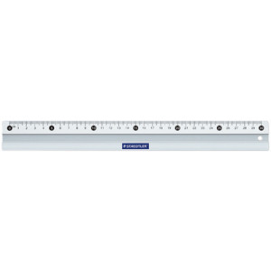 STAEDTLER metalen liniaal aluminium, 150 mm, millimeterschaal