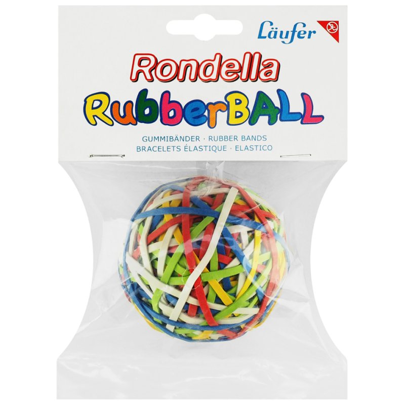Läufer Élastiques RONDELLA, caoutchouc naturel, assorti, 200 pièces