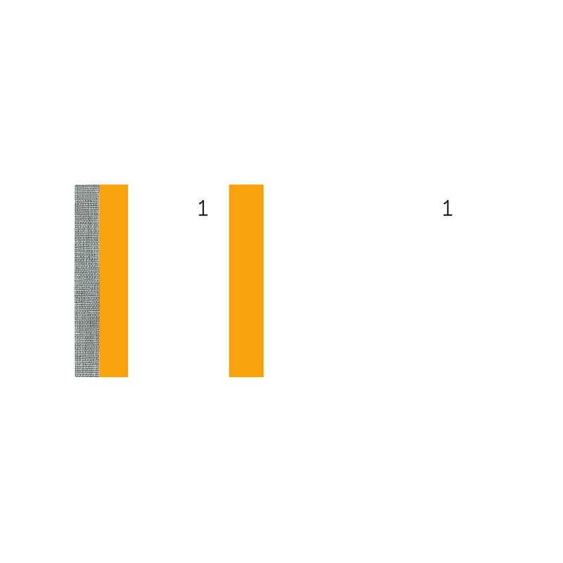 ELVE bonnenblok 247, 135×60 mm, genummerd, 10 stuks