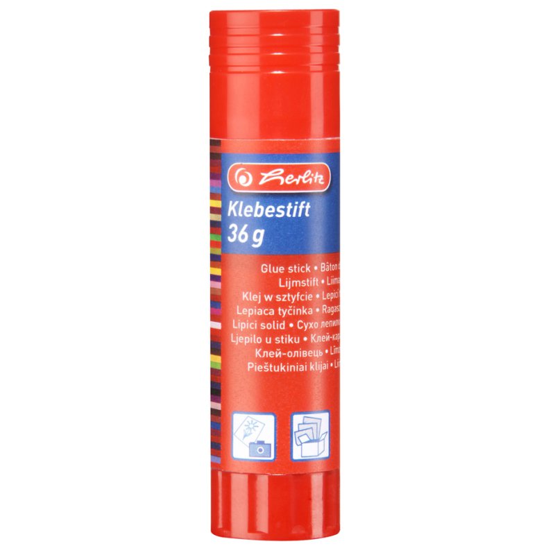 herlitz bâton de colle, sans solvant, incolore