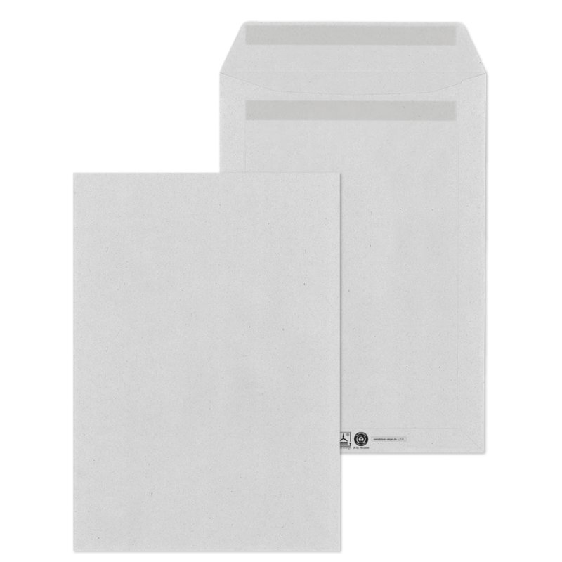 MAILmedia Enveloppes d'expédition C4, auto-adhésif, sans fenêtre, 250 pièces