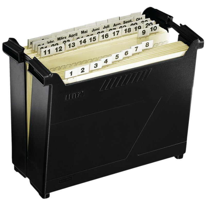 LEITZ boîte classeurs suspendus planificateur, noir, 53 dossiers, 355×280×138 mm