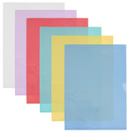 Oxford zichtmappen Fard'Liss A4, PVC 0,20 mm, blauw, 10 stuks