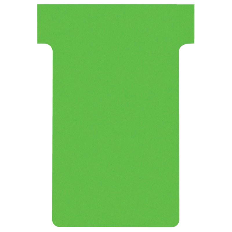 nobo T-kaarten maat 4, 124 mm, blauw, 100 stuks