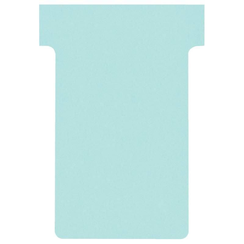nobo T-kaarten maat 4, 124 mm, blauw, 100 stuks