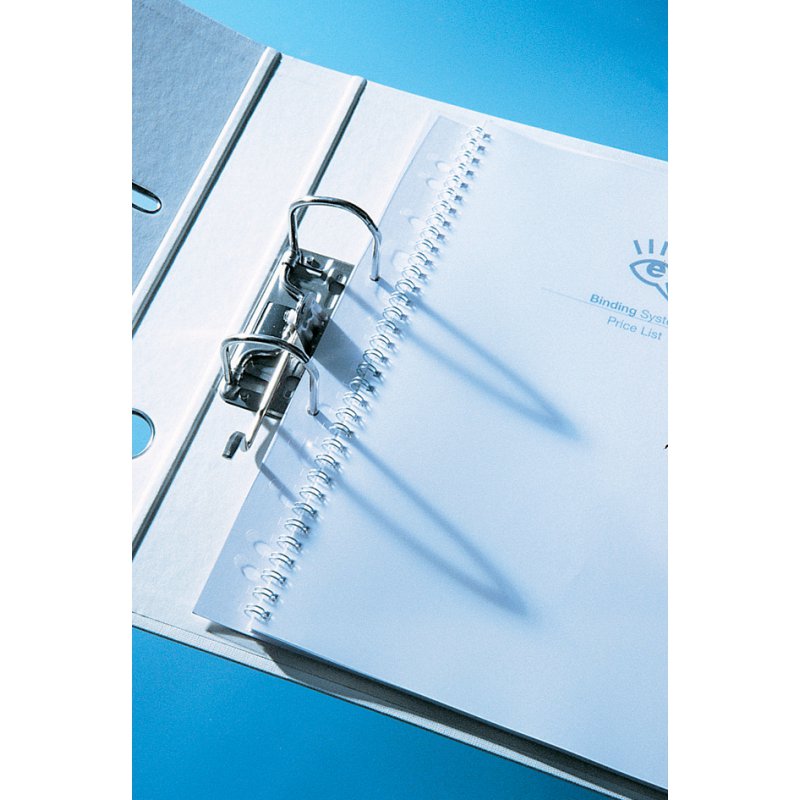 GBC shredder-friendly strips FileStrips, transparent PVC, A4, 100 pieces