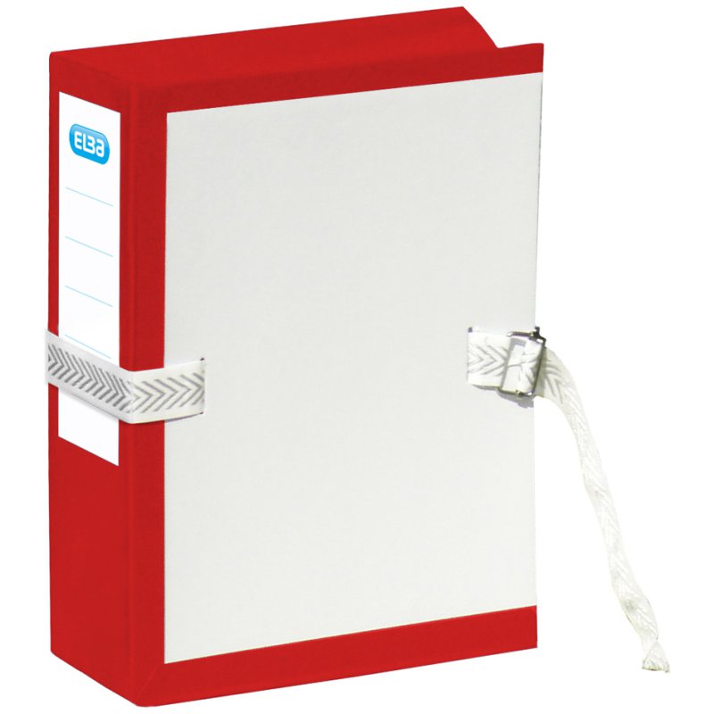 Oxford archiefdoos met metalen sluiting, uitrekbaar, rood, 240×320 mm
