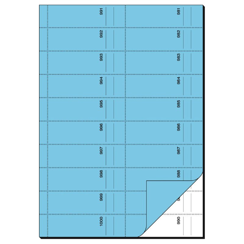 Sigel carnet de reçus BO116, A4, jaune, 2 × 50 feuilles