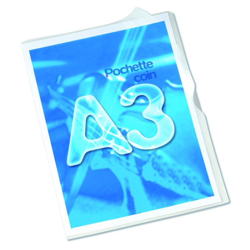 Oxford transparent A3 insert sleeves, 10 pieces