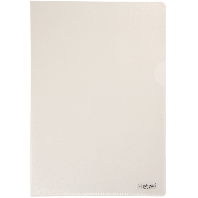 HETZEL pochettes de documents Standard A4, PP structuré, 0,11 mm, 50 pièces