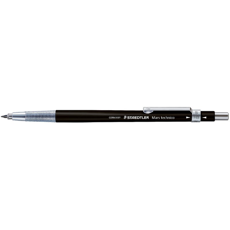 STAEDTLER porte-mine Mars technico 780 C, bleu, mines 2 mm, avec clip