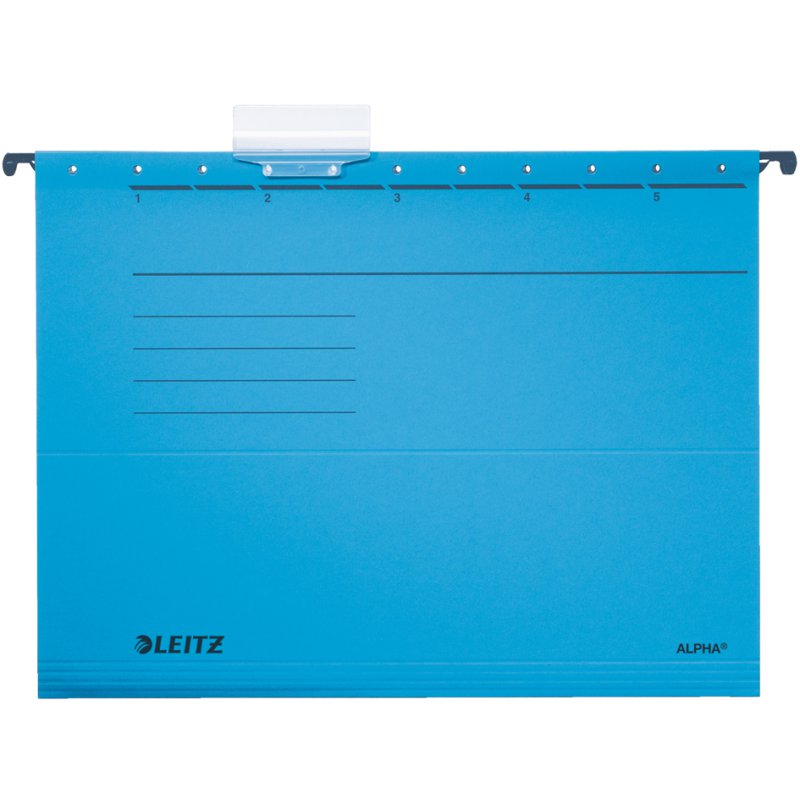 LEITZ dossiers suspendus A4, ouverture latérale, vert, 5 pièces