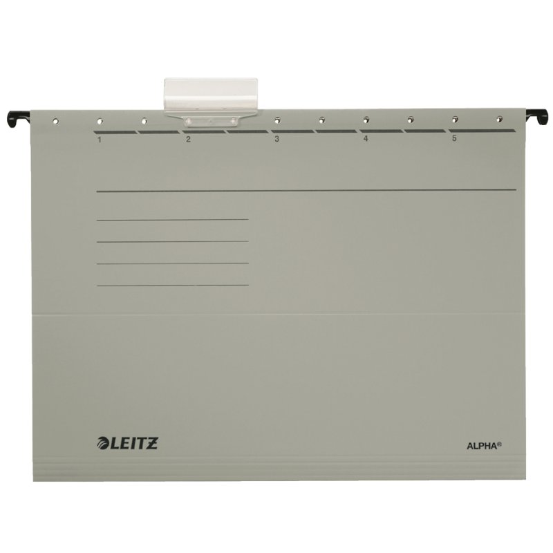 LEITZ dossiers suspendus A4, ouverture latérale, vert, 5 pièces