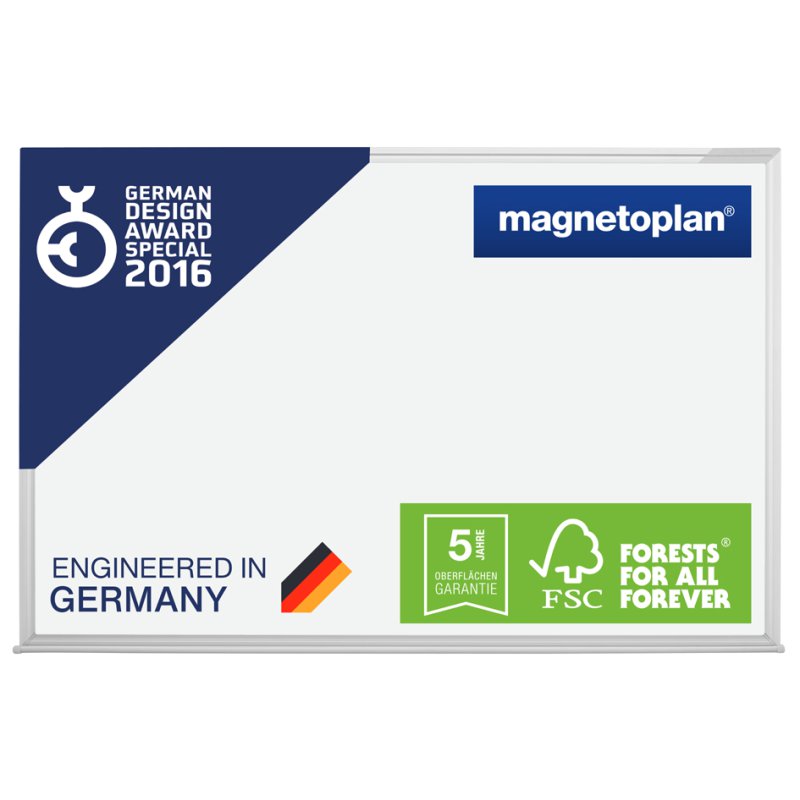 magnetoplan tableau blanc SP, 1500 × 1000 mm, magnétique
