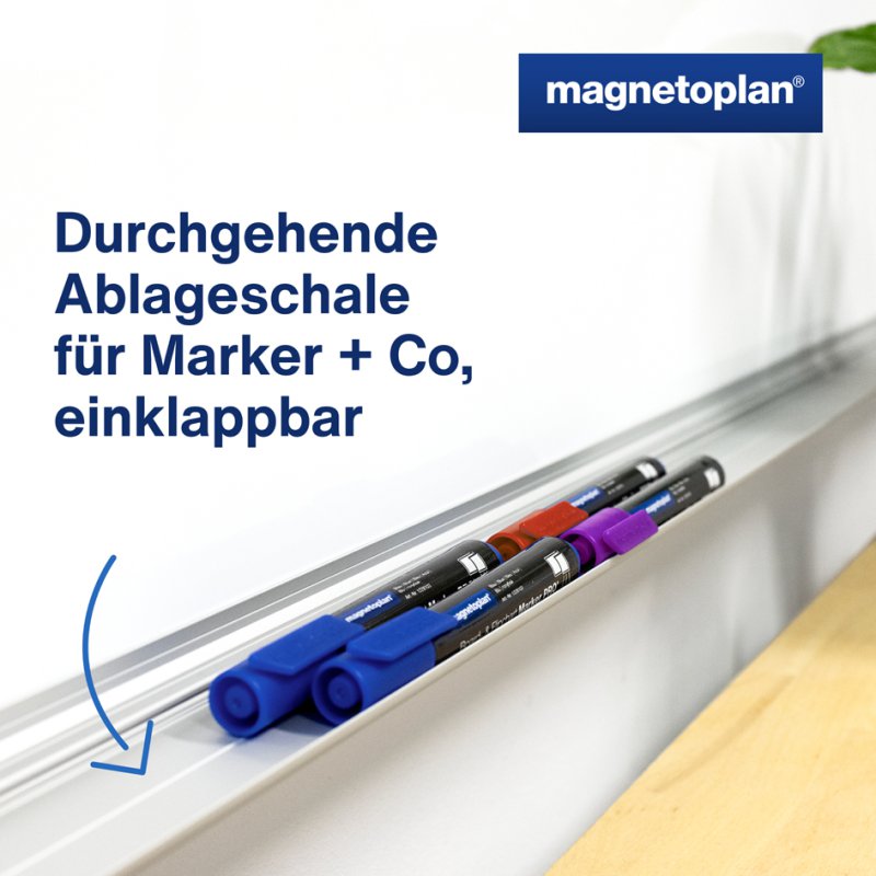 magnetoplan tableau blanc SP, 1500 × 1000 mm, magnétique