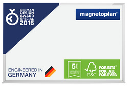 magnetoplan whiteboard SP, 1800 × 900 mm, magnetisch