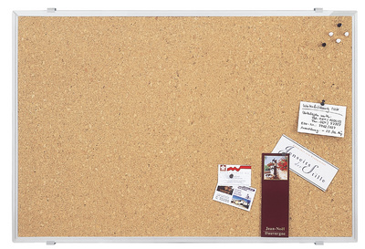 magnetoplan kurk prikbord SP, 120 × 90 cm, aluminium frame