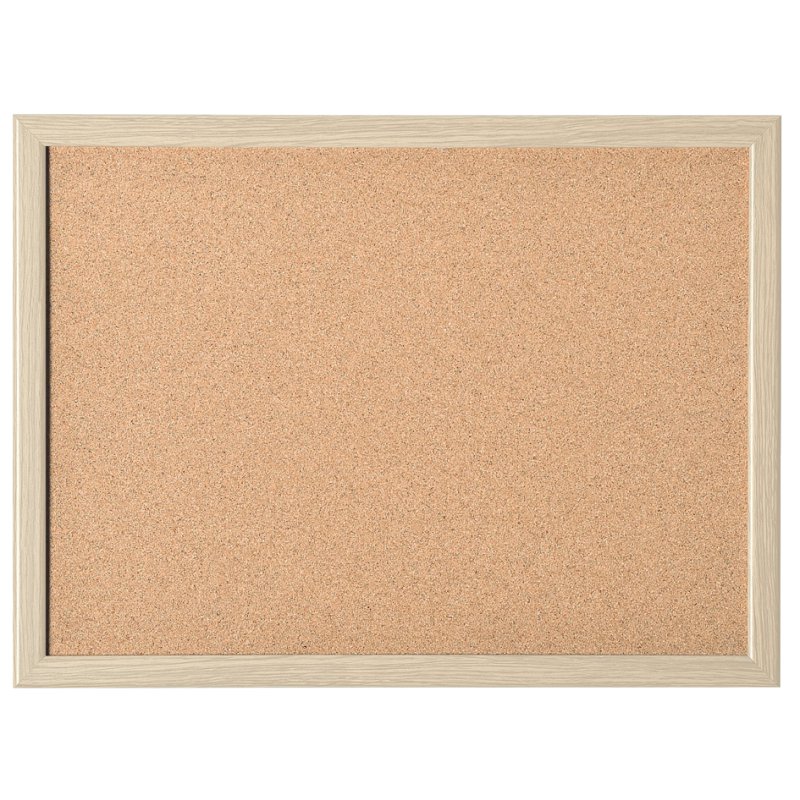 magnetoplan kurken prikbord met houten frame, 600×400 mm
