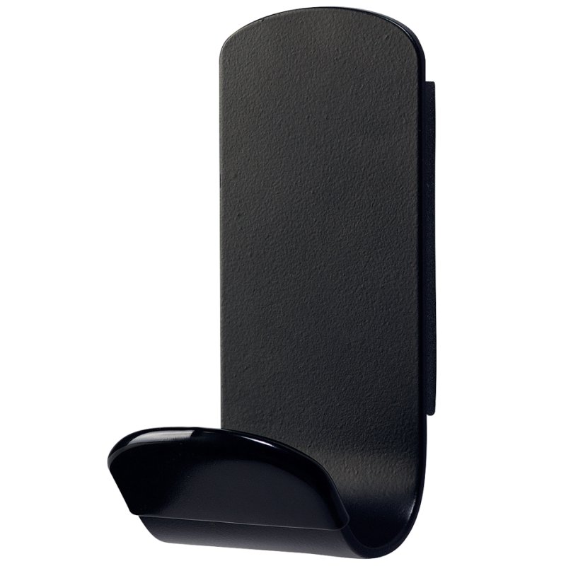UNiLUX kledinghaakjes STEELY, magnetisch, zwart, 12 kg draagkracht