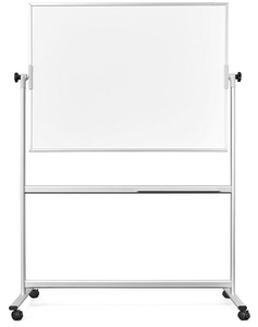 magnetoplan whiteboard SP mobiel, dubbelzijdig, 120×90 cm, mobiel